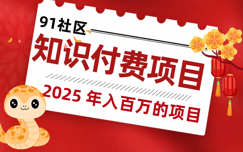 卖资料年入百万 适合普通人操作  知识付费项目-项目网