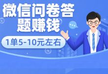 微信问卷答题赚钱,汇总10个平台,一单5-10元(附平台入口)-项目网
