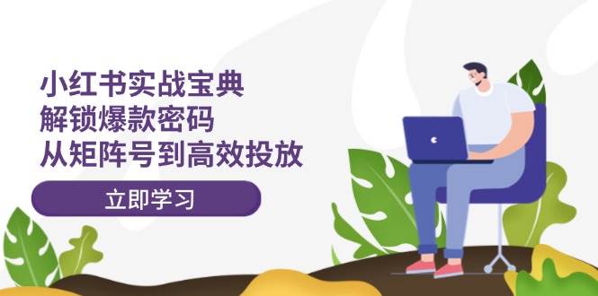 小红书实战宝典：解锁爆款密码，从矩阵号到高效投放-项目网