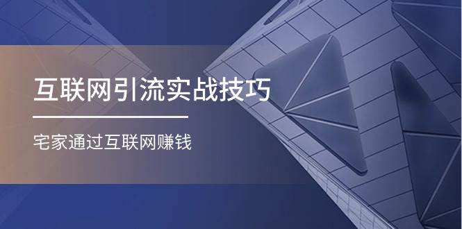 互联网引流实操技巧(适合微商，吸引宝妈)，宅家通过互联网赚钱（17节）-项目网