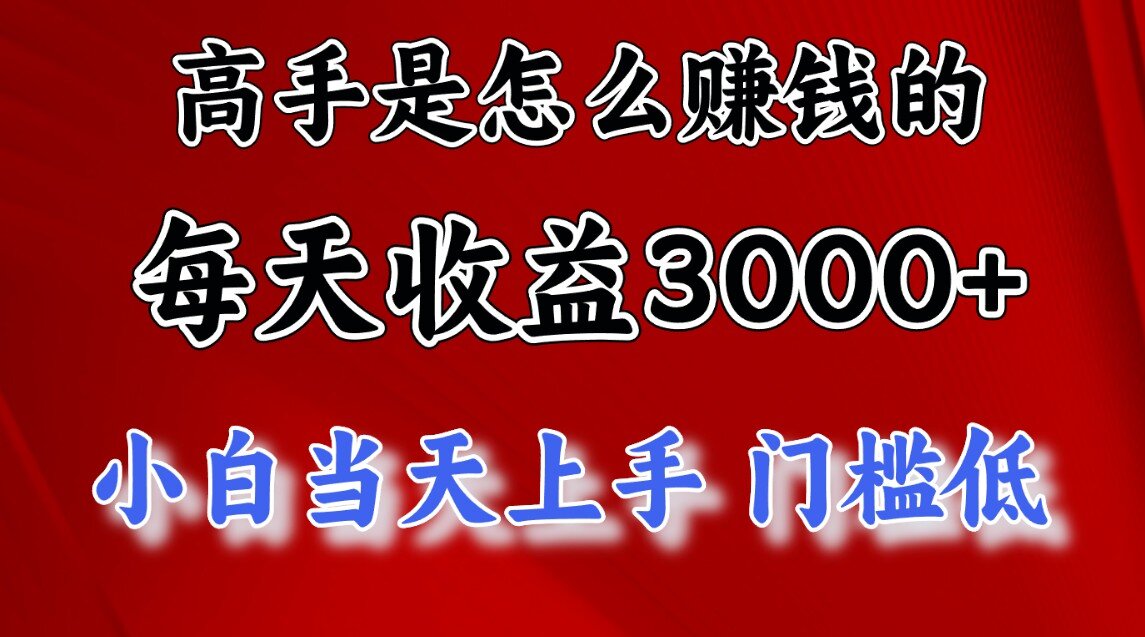 快速掘金项目，上手熟练后日收益1500-3000-项目网