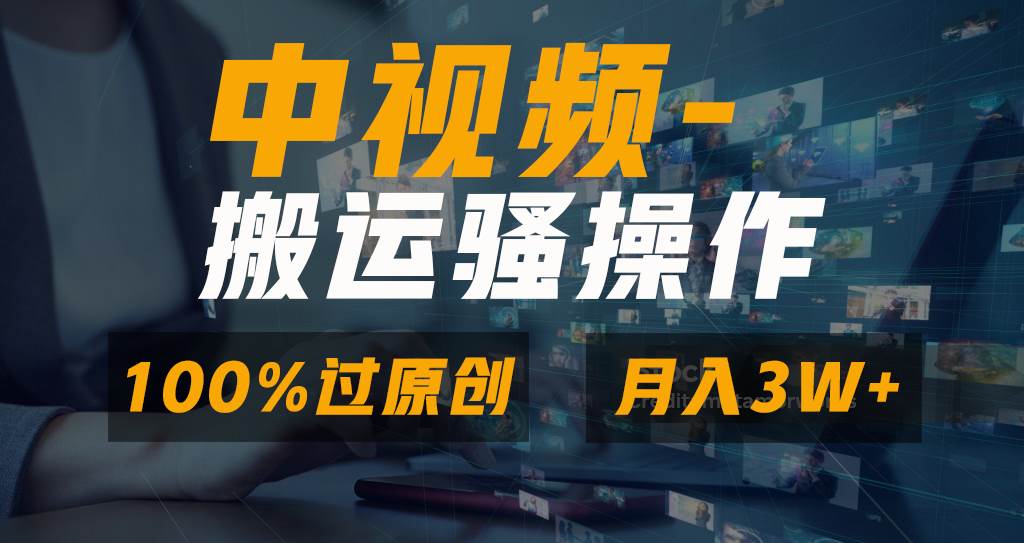 无脑双重去重原创视频，100%中视频+视频号分成计划，一键多平台发布小白也能月入3W-项目网