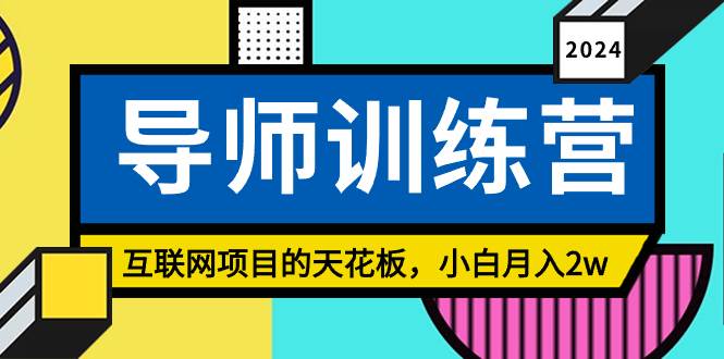 《导师训练营》精准粉丝引流的天花板，小白月入2w-项目网