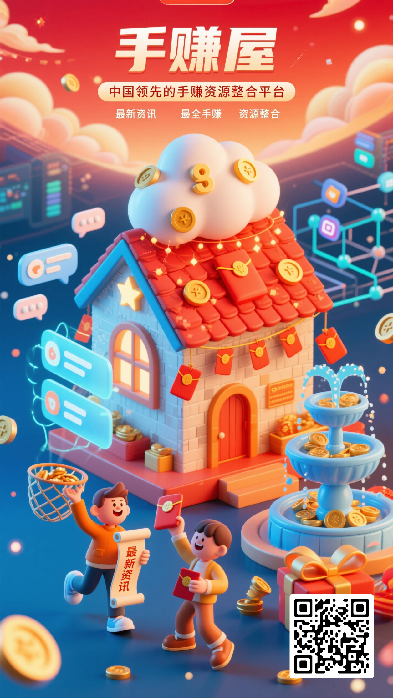 手赚屋 发项目 找项目 流量最大的平台 日活跃1万+-项目网