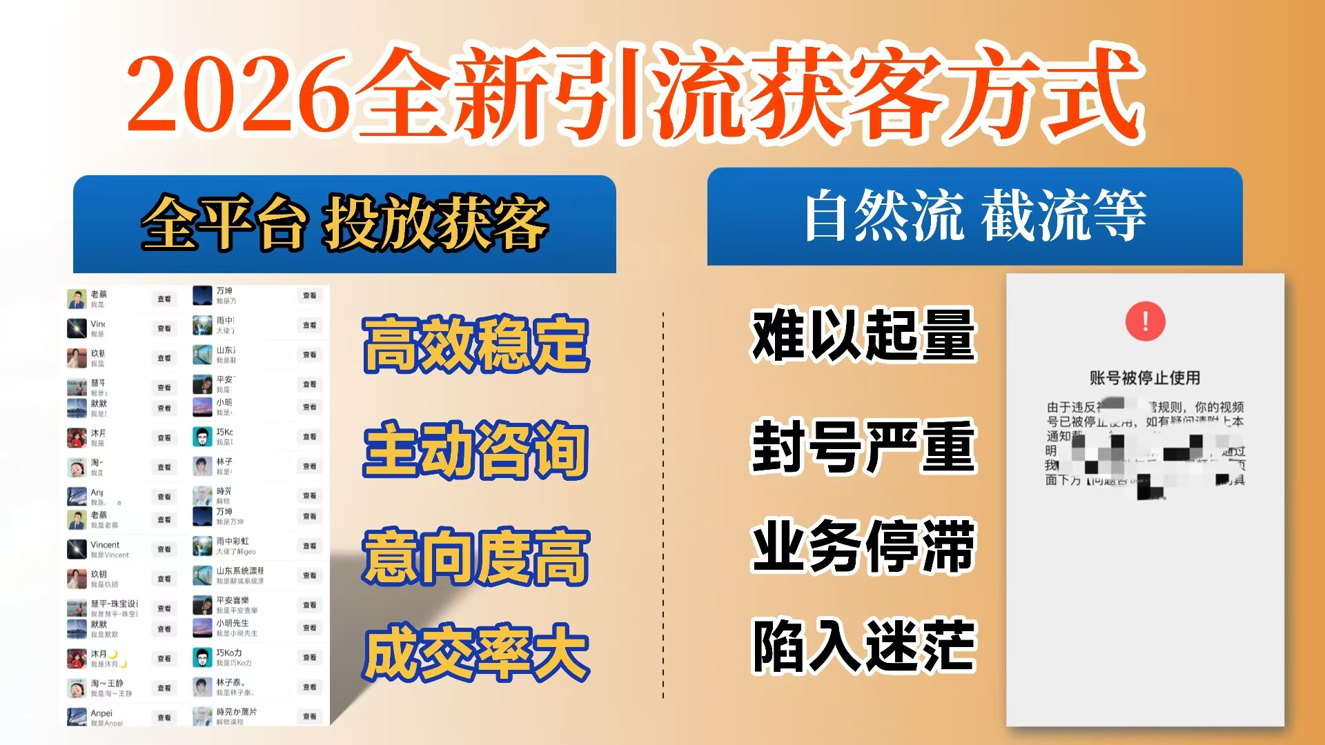 【首发】打破获客壁垒，如何利用投放实现财富自由与事业升级-项目网