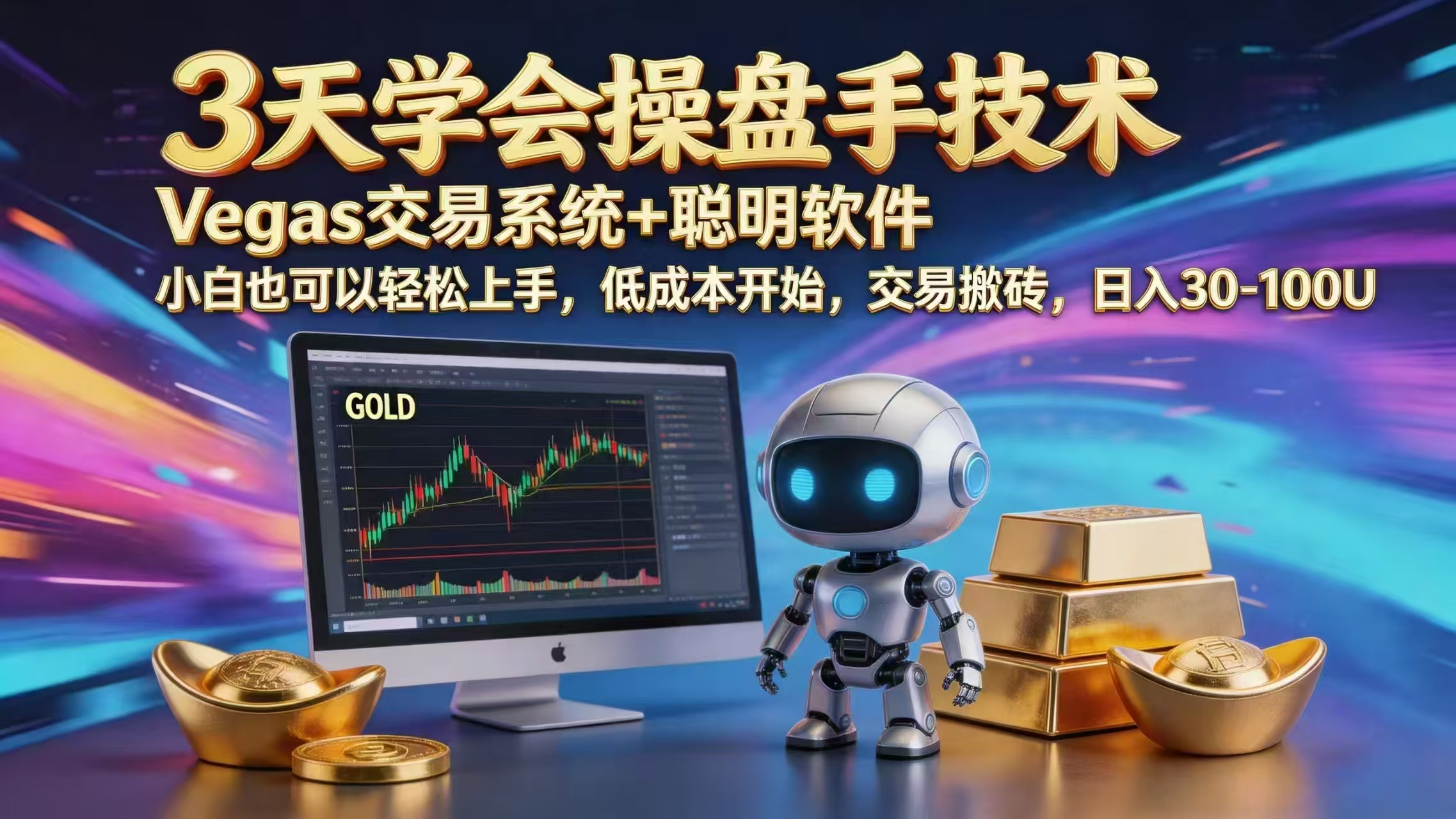 三天学会操盘手技术，vegas技术+聪明软件，小白也可以轻松上手，日入1000+-项目网