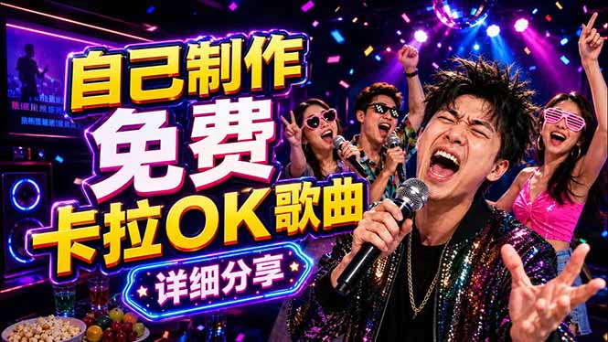 免费卡拉OK歌曲制作全攻略：音轨分离字幕制作，零基础快速做出专业K歌视频-项目网