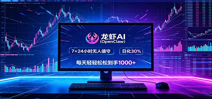 龙虾AI(OpenClaw)全自动挂机，智能操控电脑高效执行任务，每天轻松到手四位数-项目网