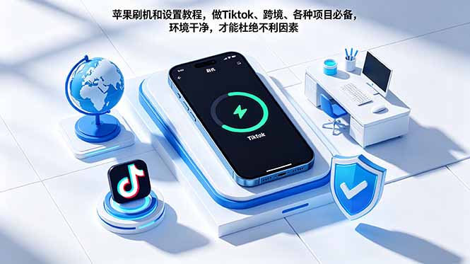 苹果刷机和设置教程，做Tiktok、跨境、各种项目必备，环境干净，才能杜绝不利因素-项目网
