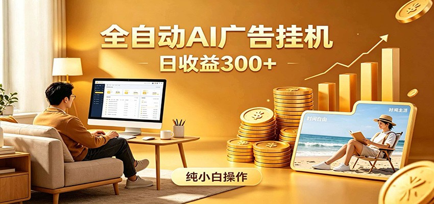AI风口项目，全程解放双手，后台自动运行赚取收益，每天稳定收益300+-项目网