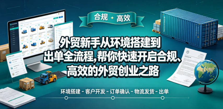 凯米老师·外贸新手从环境搭建到出单全流程-项目网