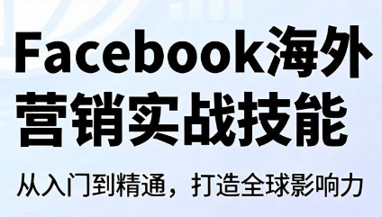 Facebook海外营销实战技能-项目网