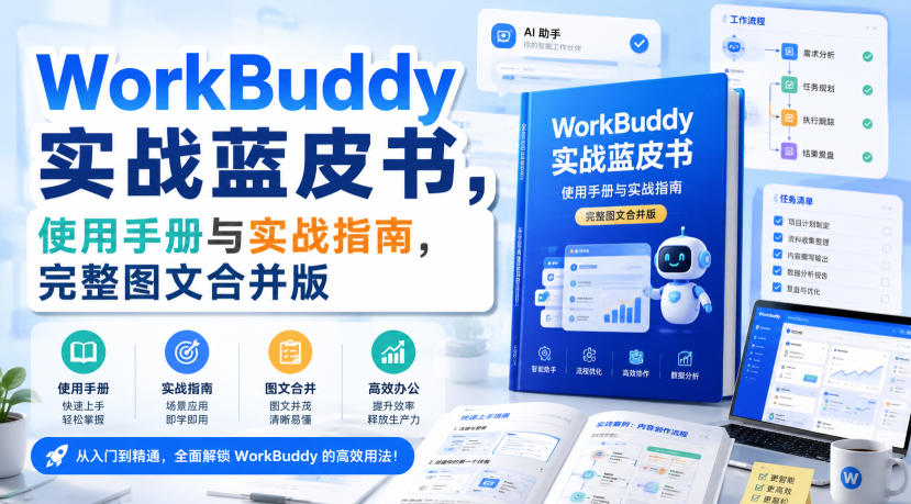 WorkBuddy实战蓝皮书,使用手册与实战指南,完整图文合并版-项目网
