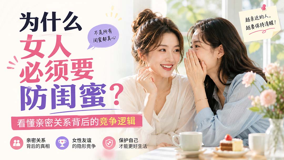 为什么女人必须要防闺蜜?看懂亲密关系背后的竞争逻辑-项目网