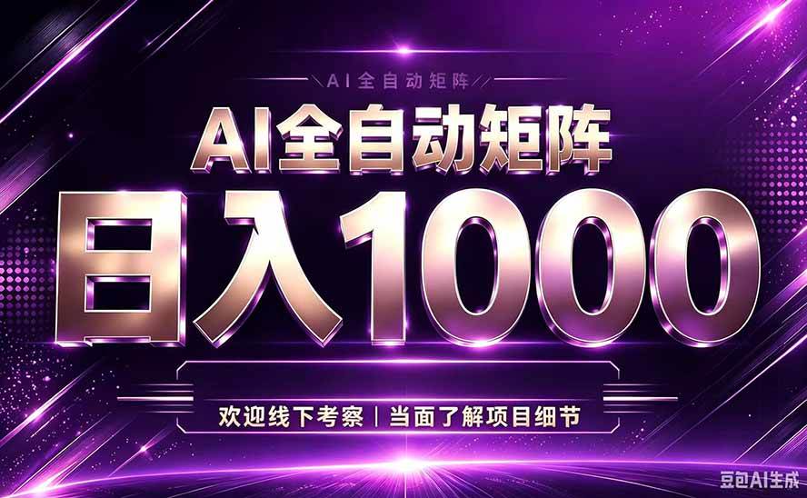 全自动操作,收益秒到,日入1500加,带预算来我给你规划-项目网